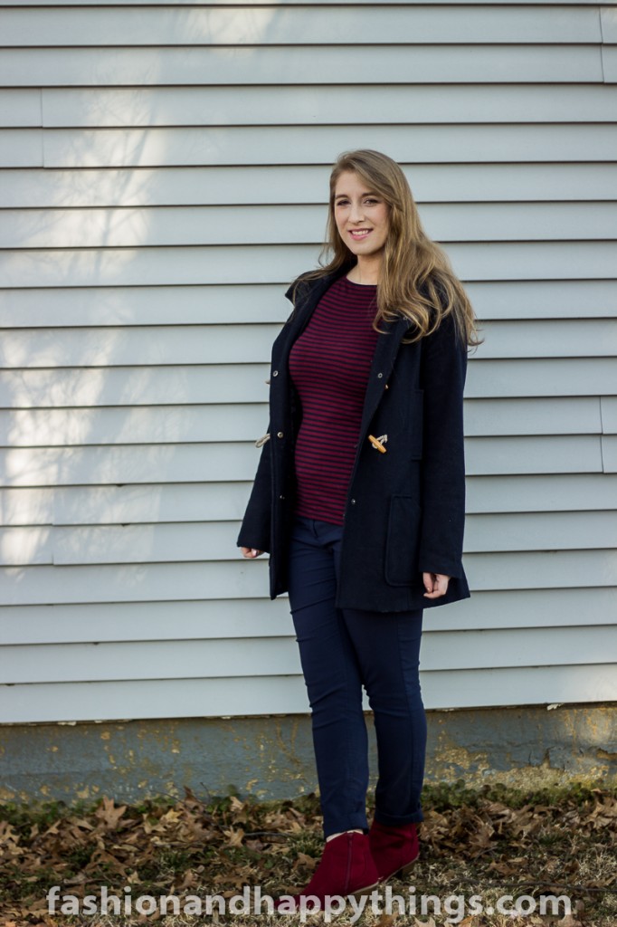 Fashion and Happy Things!   Stylish Sundays: Navy and Oxblood 