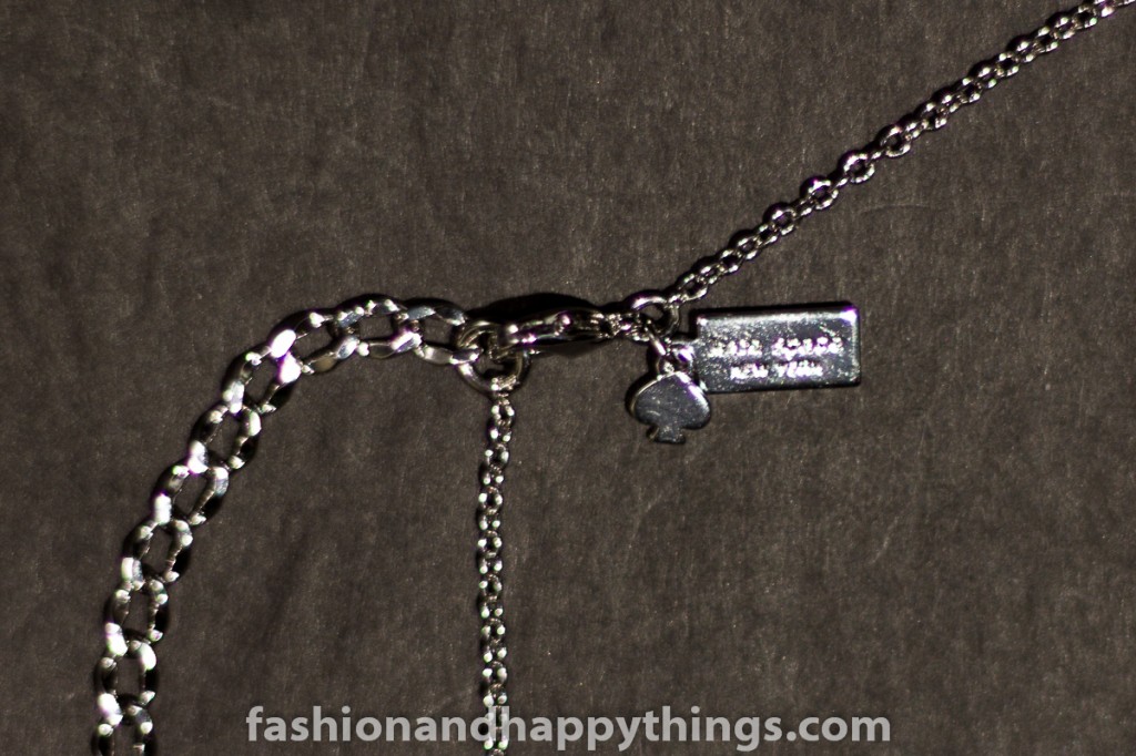 Fashion and Happy Things!   Kate Spade Skinny Mini Necklace Review  