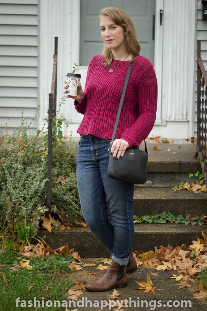 Fashion and Happy Things!   Stylish Sundays: Burgundy and Chelsea Boots  